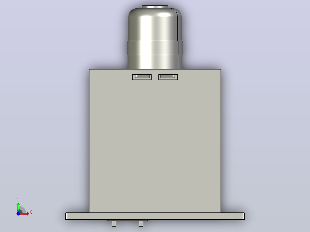 JDM1-14计数继电器三维模型202203前视图