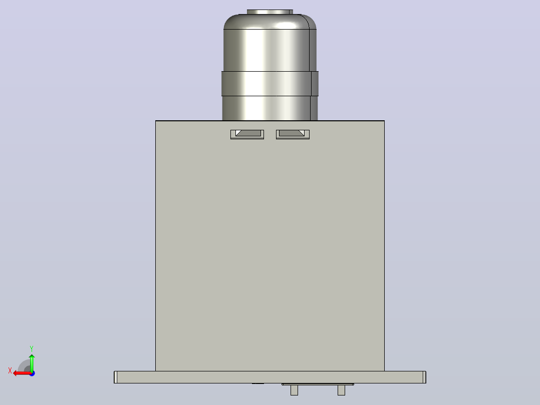 JDM1-14计数继电器三维模型202203后视图
