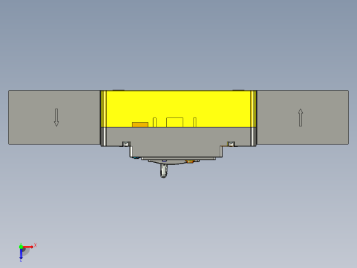 NXMLE-250S 2P剩余电流动作断路器三维模型202209俯视缩略图