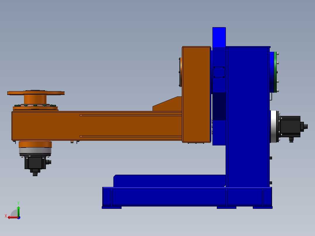 L型变位工装后视图