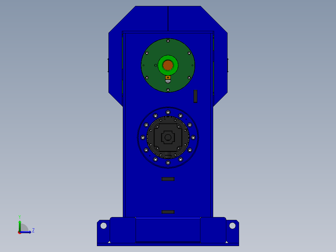 L型变位工装左视图