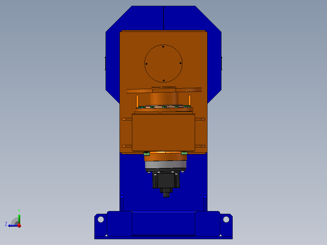 L型变位工装右视图