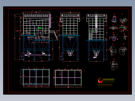 布袋除尘器设计总图