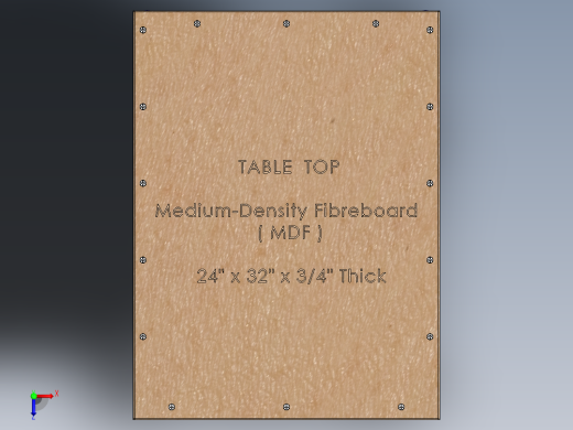 DIY Lift Table自制升降台模型3D图纸 Solidworks设计(1)俯视缩略图