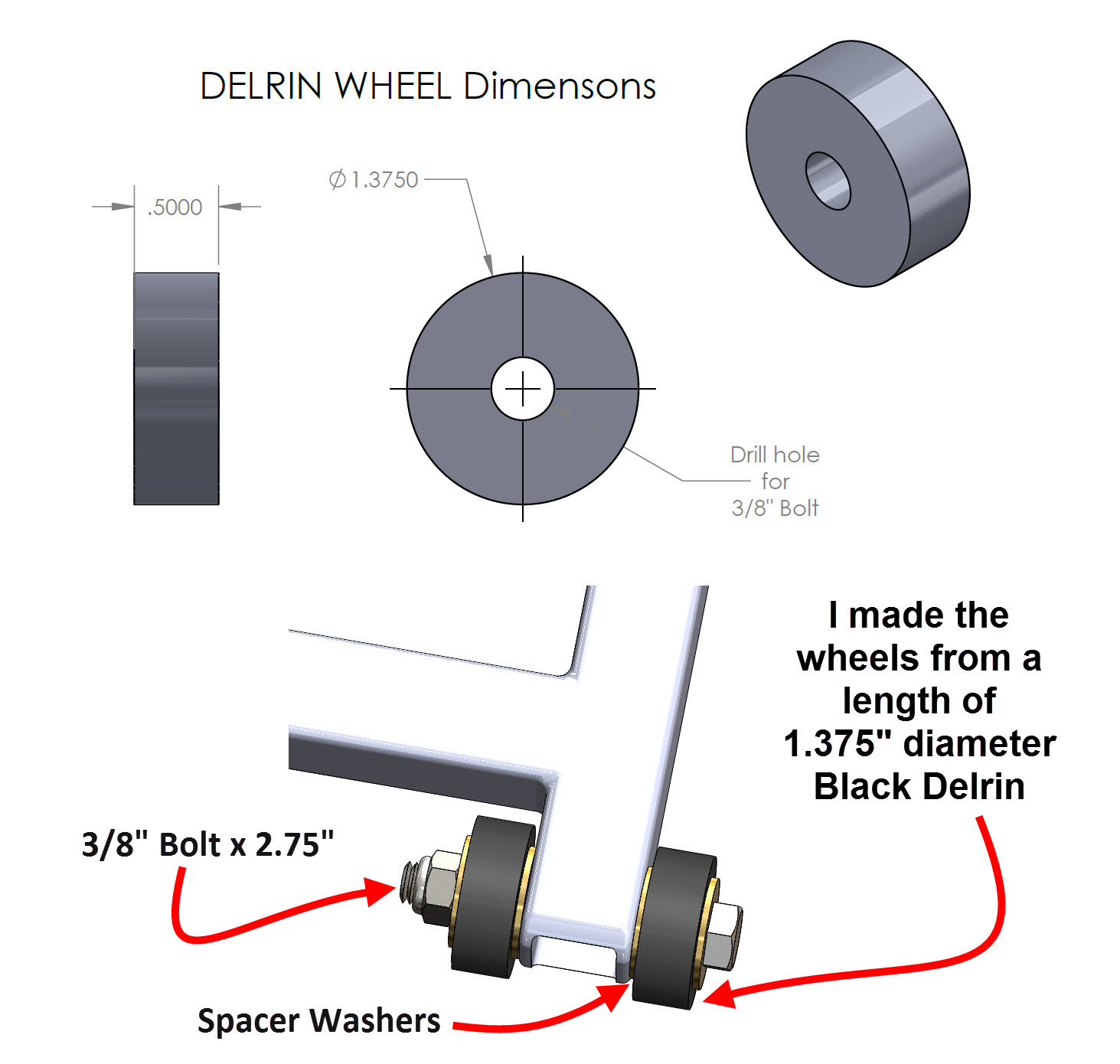 DIY Lift Table自制升降台模型3D图纸 Solidworks设计(1)