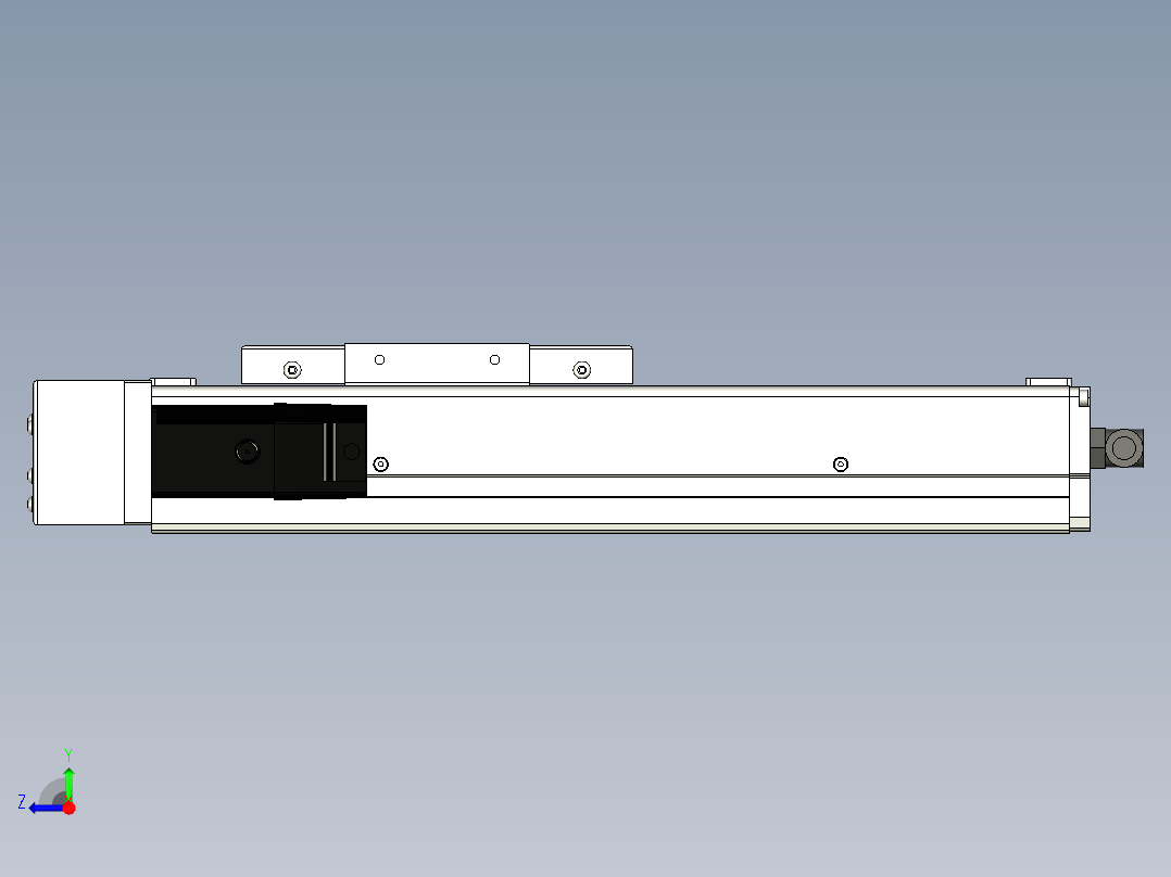 Toyo东佑达直线模组-ECH12-150-BL-100W右视图