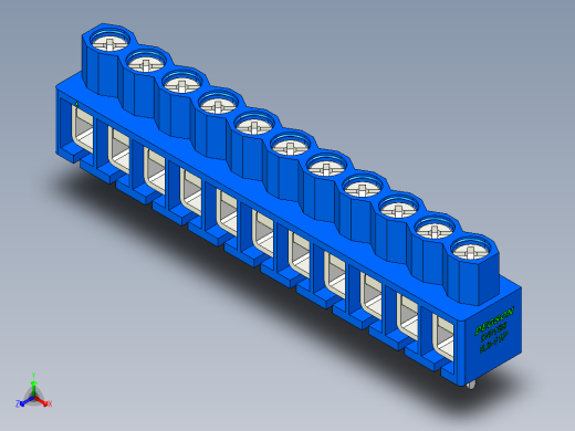 DEGSON DG166 系列 5.0mm 接线端子-DG166-5.0-11P-12-00AH