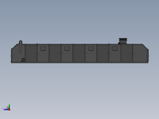 全封闭式称重给煤机JGC50.00总装配图