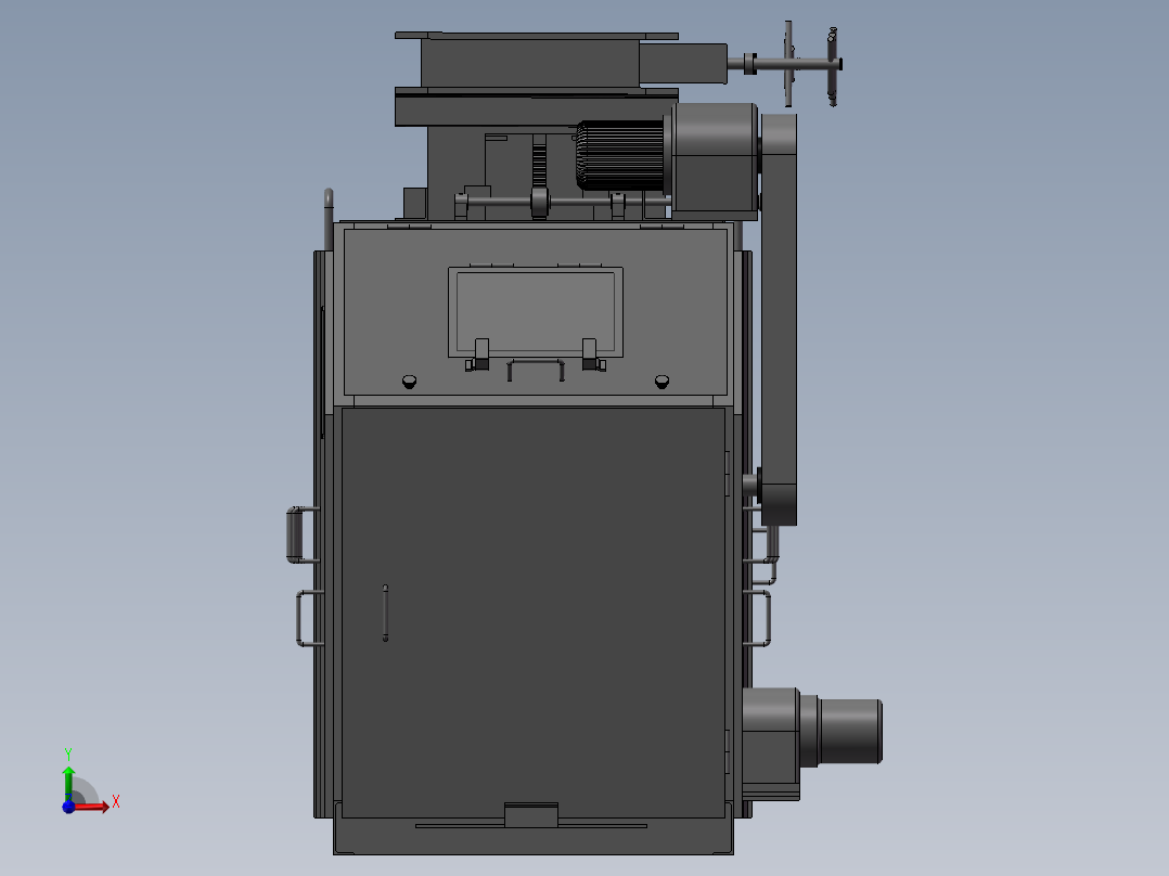 全封闭式称重给煤机JGC50.00总装配图前视图
