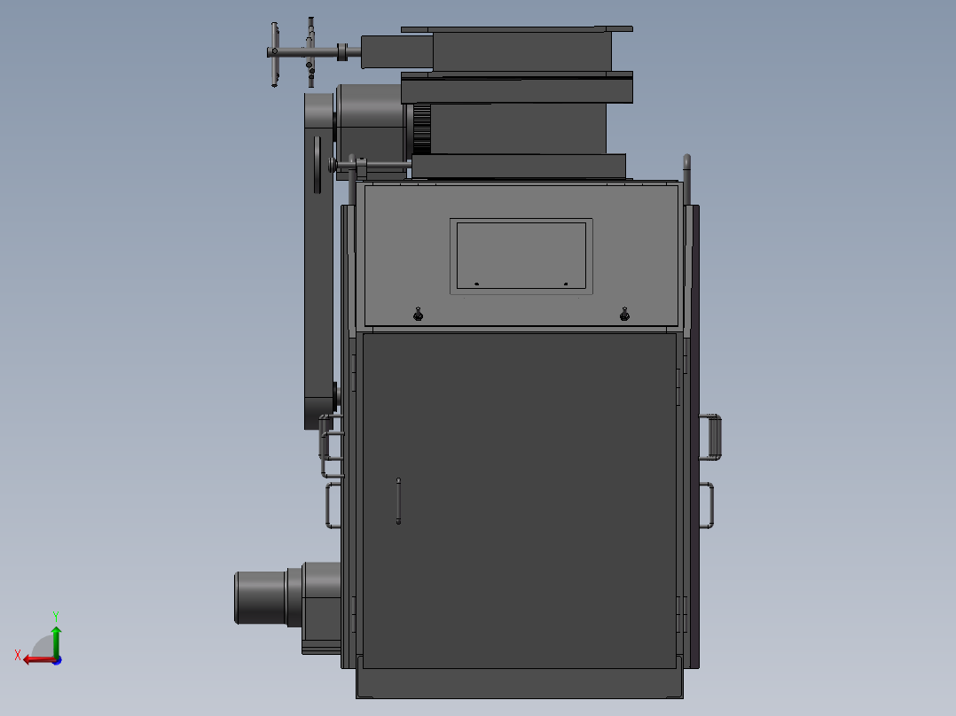 全封闭式称重给煤机JGC50.00总装配图后视图
