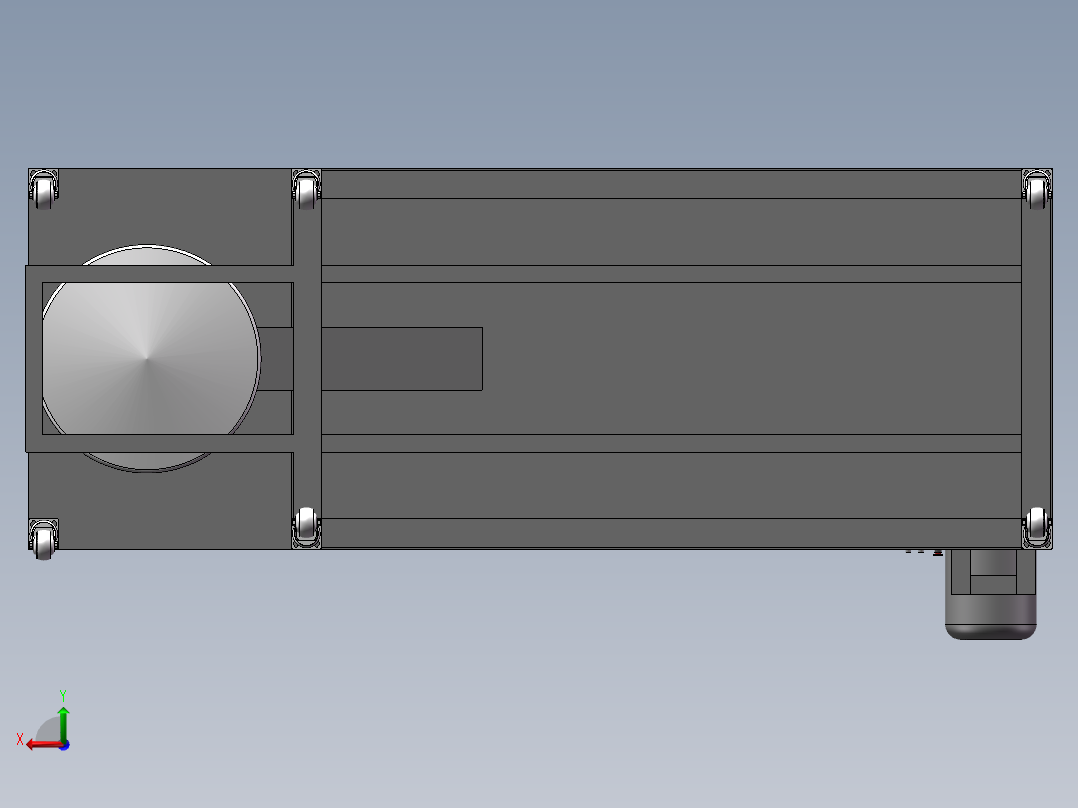 搅拌机模型后视图