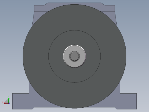 JX705-双主轴数控车床右主轴箱建模【三维SolidWorks】后视缩略图