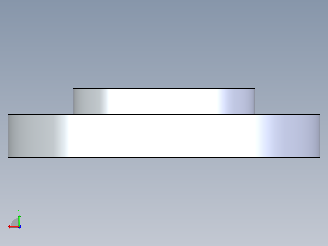 聚氯乙烯配件24-Sch80_Flange One-Piece_FPT_852-040_4in后视图