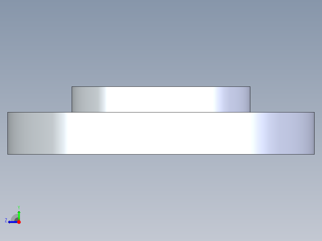 聚氯乙烯配件24-Sch80_Flange One-Piece_FPT_852-040_4in右视图