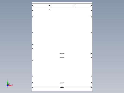 机箱 三维图纸与CAD图纸前视缩略图