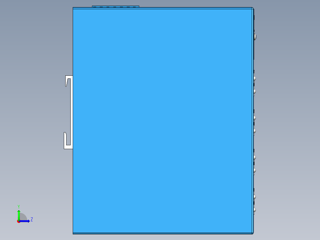 PromeshB8路由器开关箱左视图