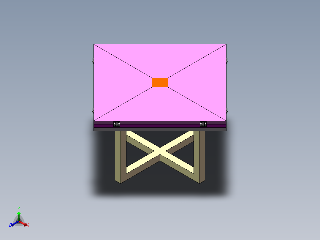 三维模型正等轴测图