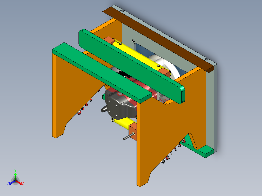 带升降机的桌面CNC