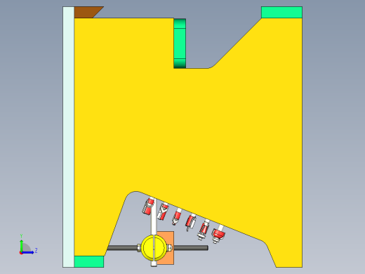 带升降机的桌面CNC左视缩略图