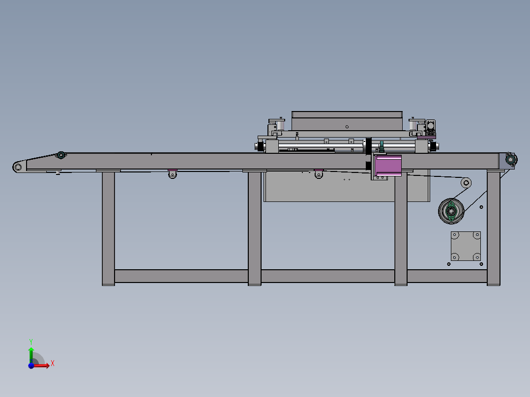 非标自动上料机前视图