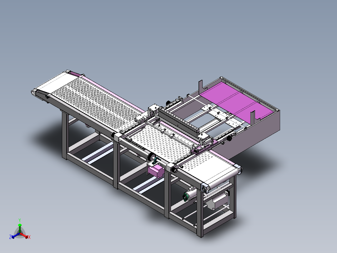 非标自动上料机正等轴测图