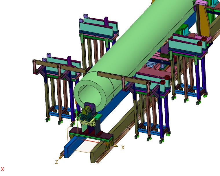 便于大型圆管焊接及焊接变形控制的工装