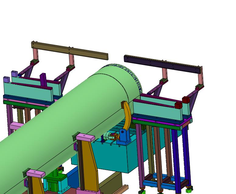 便于大型圆管焊接及焊接变形控制的工装