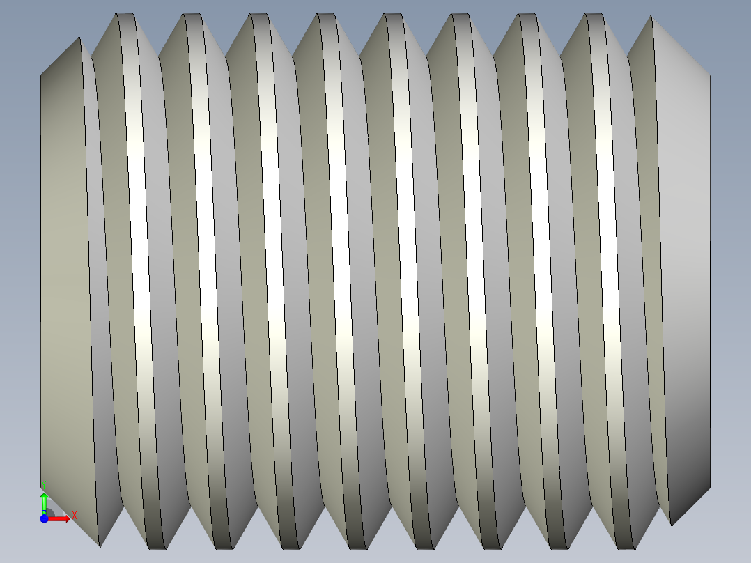 DIN 913-ISO 4026 固定螺钉-M24 L=30.STEP前视图