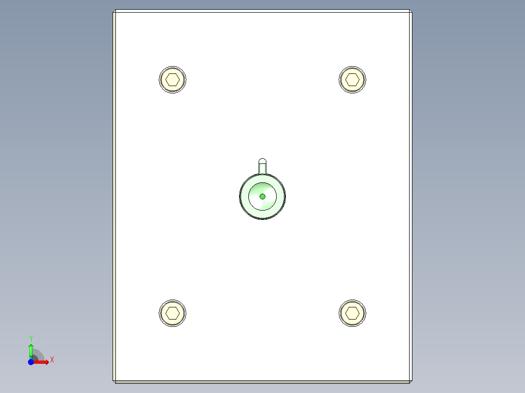 无线蓝牙耳塞外壳模具设计826154==10前视图