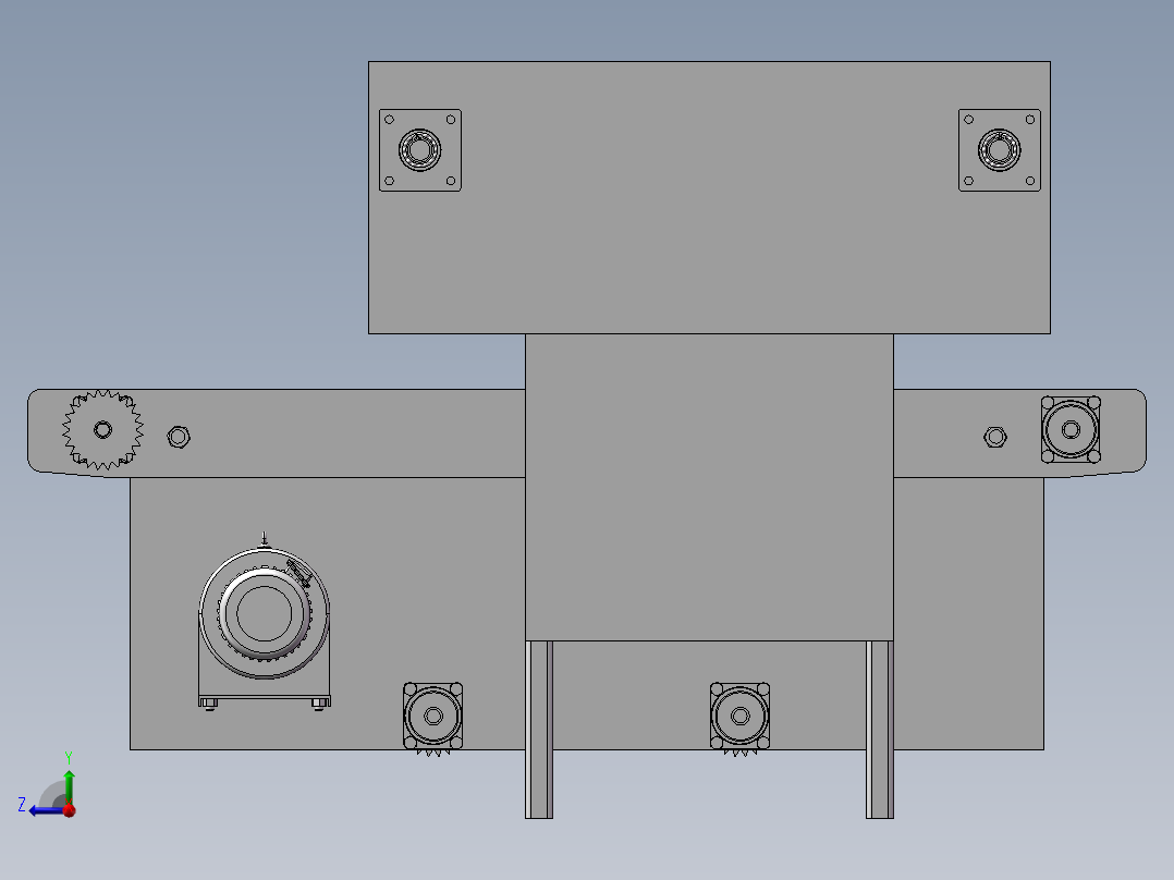 包装机总装配图右视图