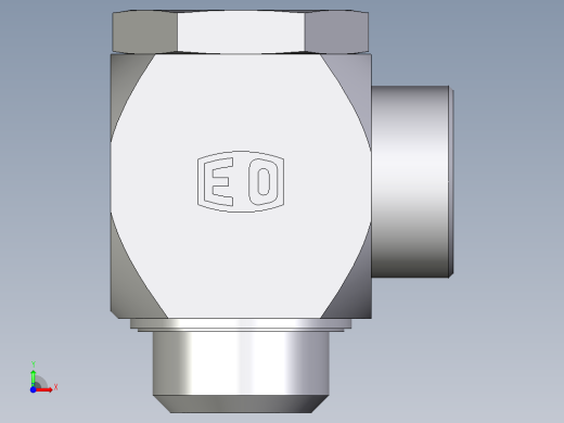 卡套式工业通用硬管接头EO_High_pressure_banjo_elbow_WH38SRKDSOMDCF前视缩略图