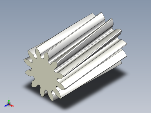 齿轮啮合 (68)正等轴测缩略图