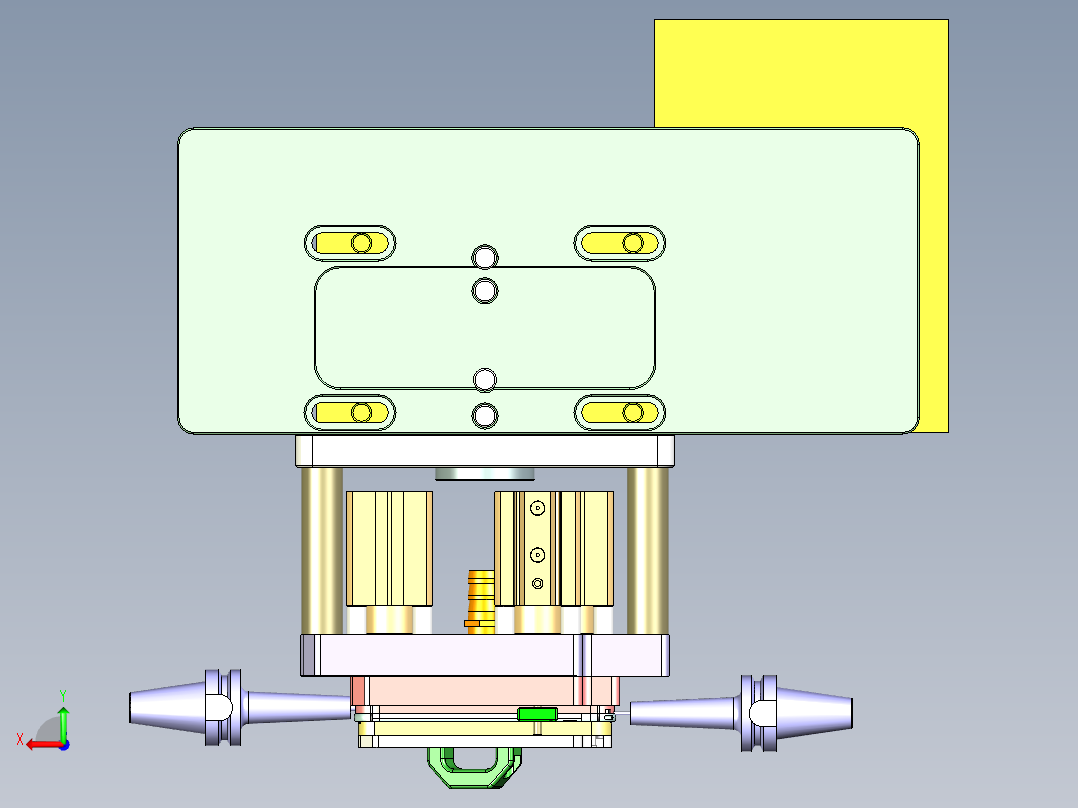 ZX551-笔记本CNC工装夹具三维模型CNC7-0921后视图