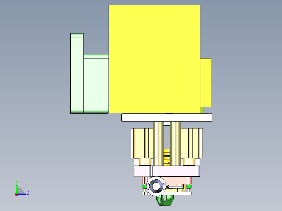 ZX551-笔记本CNC工装夹具三维模型CNC7-0921左视图