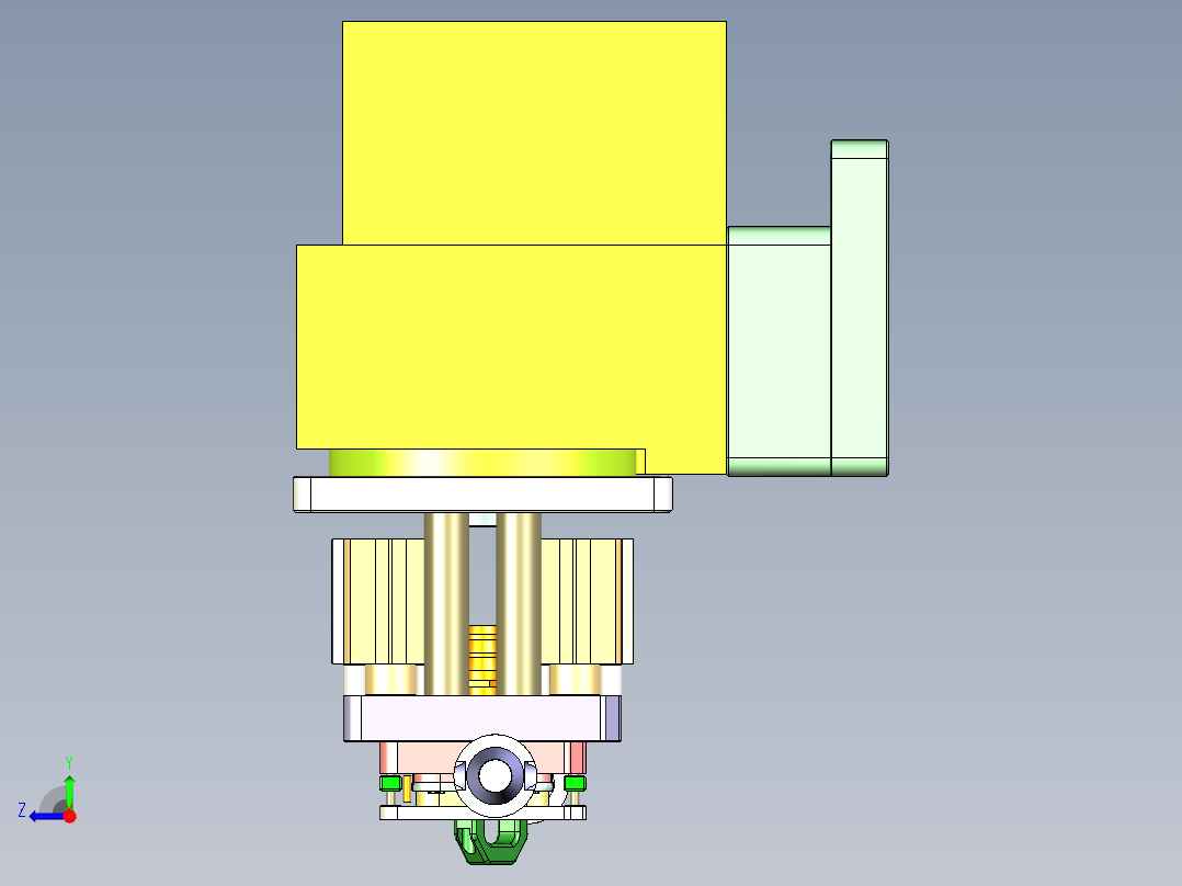 ZX551-笔记本CNC工装夹具三维模型CNC7-0921右视图
