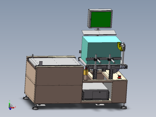 产品称重记录流水线设备（sw18可编辑+工程图+bom）