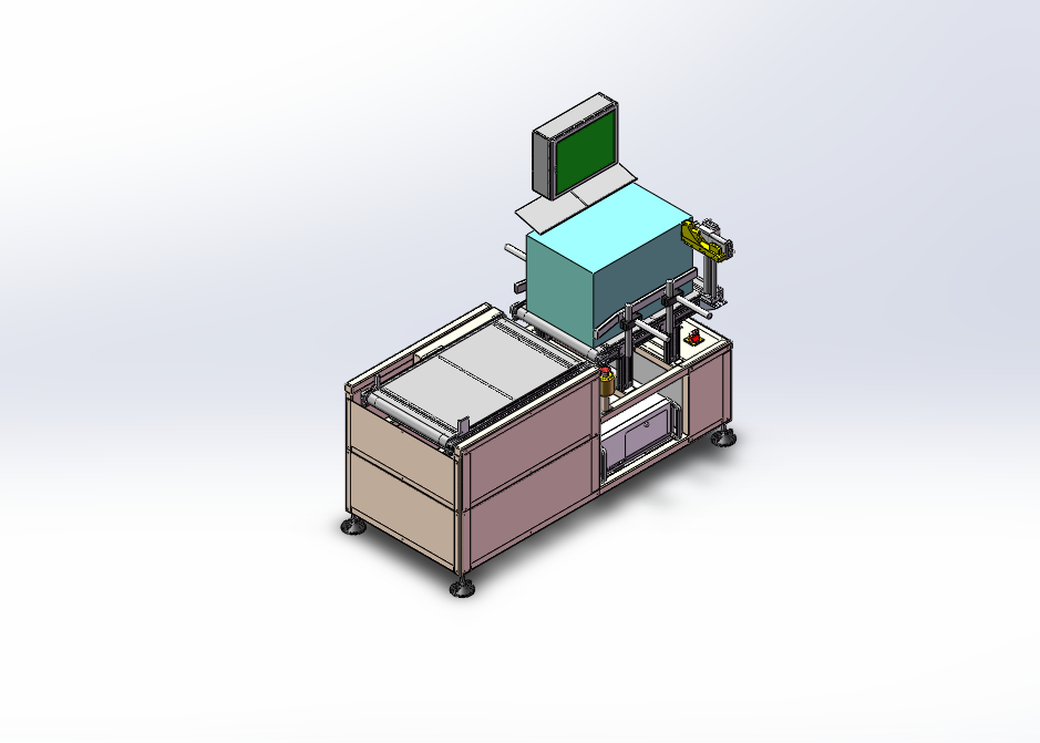 产品称重记录流水线设备（sw18可编辑+工程图+bom）