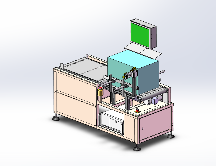 产品称重记录流水线设备（sw18可编辑+工程图+bom）