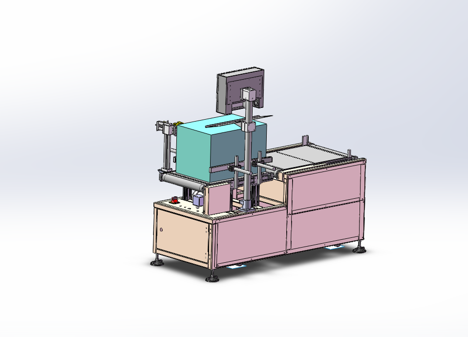 产品称重记录流水线设备（sw18可编辑+工程图+bom）