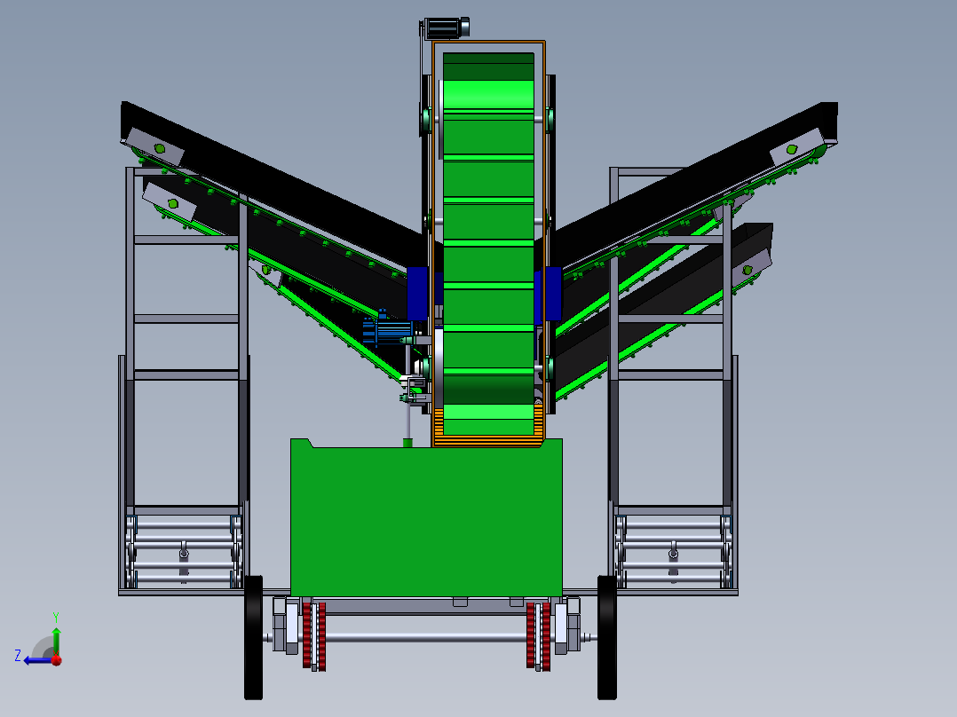 水果采摘平台sw20可编辑右视图