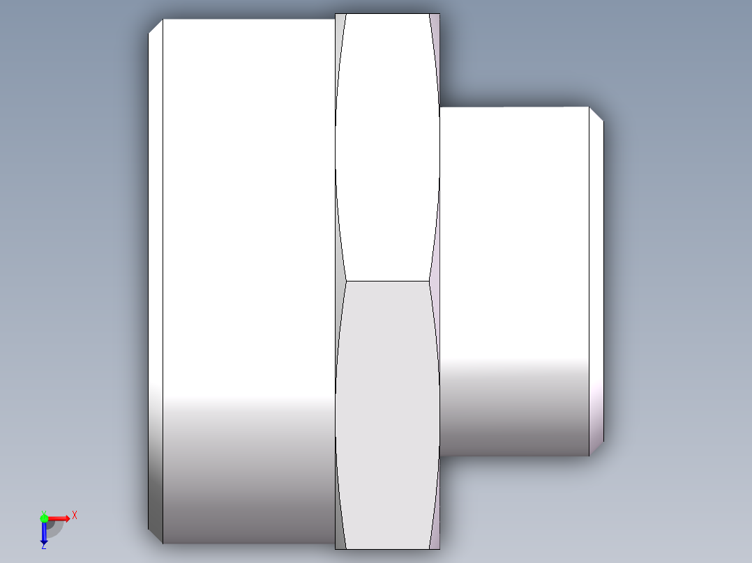 直通变径-GR、1C-30-45俯视图