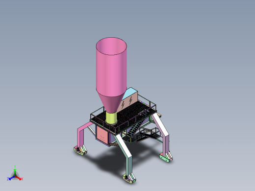 FL-490 混凝土骨料粉尘收集器俯视缩略图