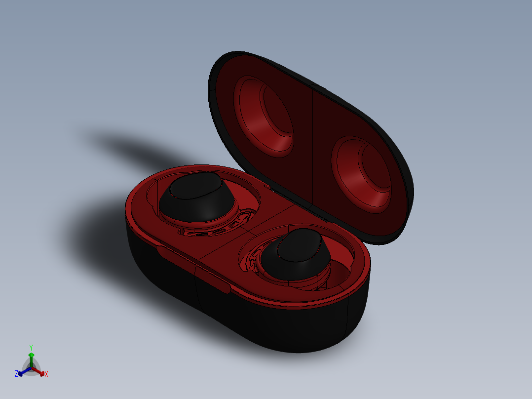 耳机(9)正等轴测图