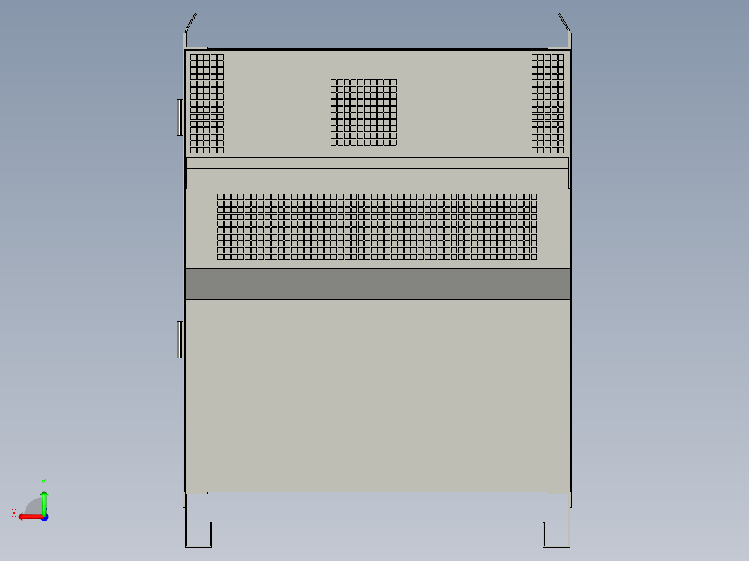 ABB第五代机器人控制器IRC5后视图