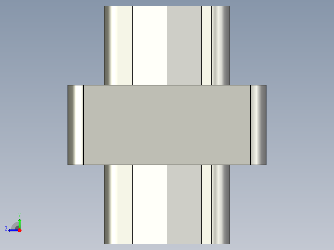 VGA转接头母头转母头右视图