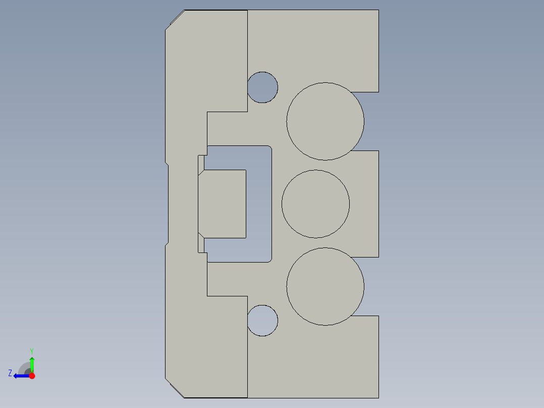 气缸HLQ8X30S_0_+__右视图