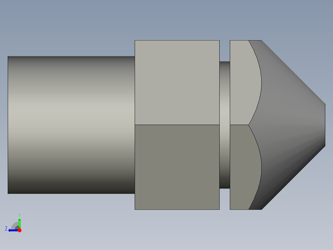 窄角射流喷嘴2分-15-304-博利喷雾-Z002右视图