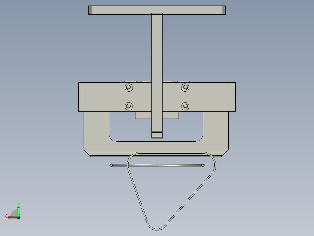 2018SOLIDWORKS1204切铜箔底架后视图