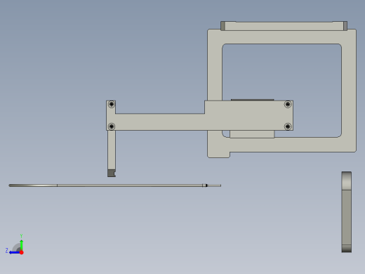 2018SOLIDWORKS1204切铜箔底架右视缩略图