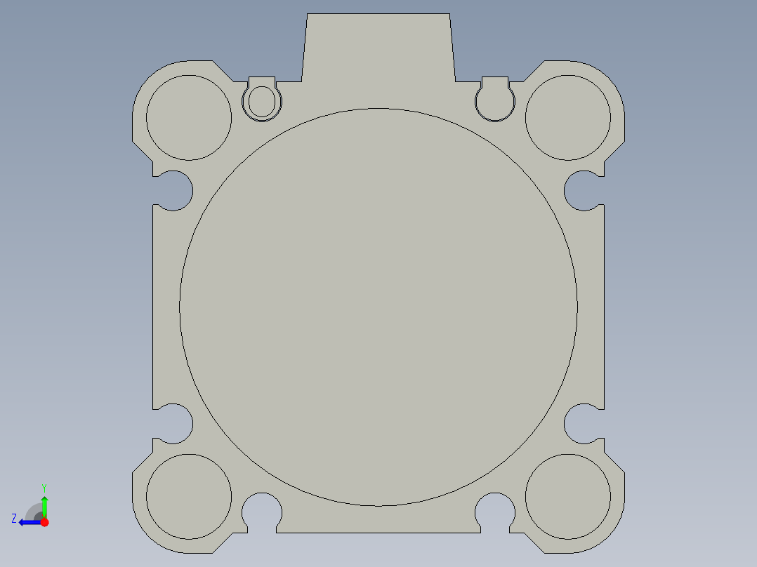CDQ2B40-30DCZ-M9P(0_0_0)气缸右视图
